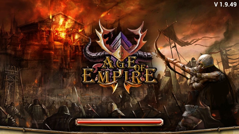 Age of Empire - Начальный экран загрузки 